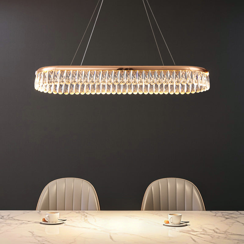 Crystal chandelier light luxury living room lamp modern minimalist dining room bedroom lamp combination whole house package 2023 new year