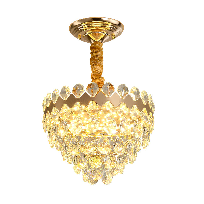 American-style aisle chandelier LED personality bedroom cloakroom light luxury European-style balcony porch ceiling ceiling lamps