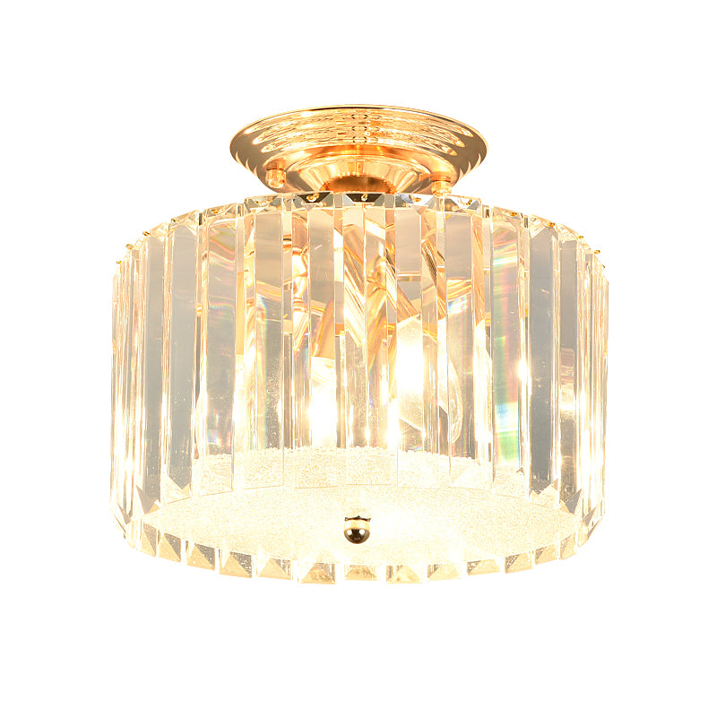 Crystal chandelier small porch aisle ceiling lamp balcony decorative lamp atmospheric restaurant lamp light luxury luxury bedroom lamp