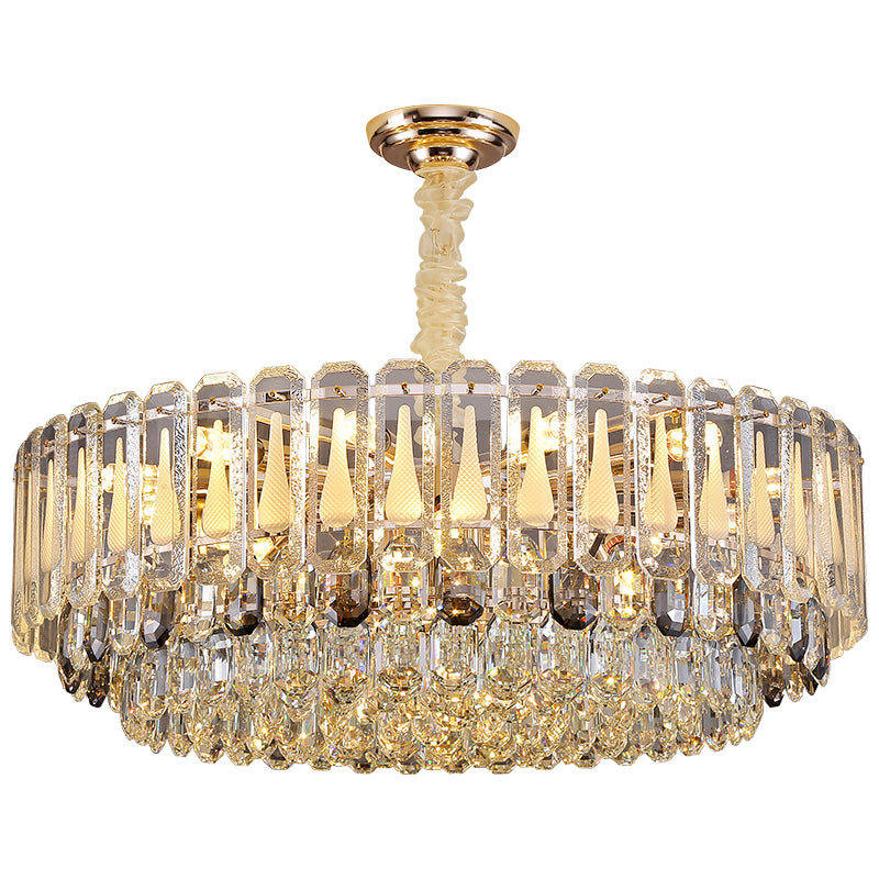 Light luxury crystal chandelier living room lamp 2023 new modern minimalist atmosphere home luxury bedroom dining room lamps
