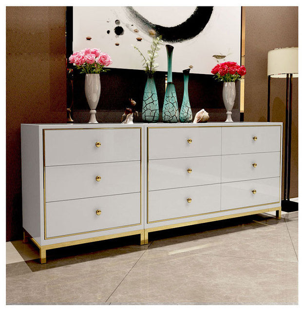 Contemporary Italy design luxury glossy cabinets/ dresser
