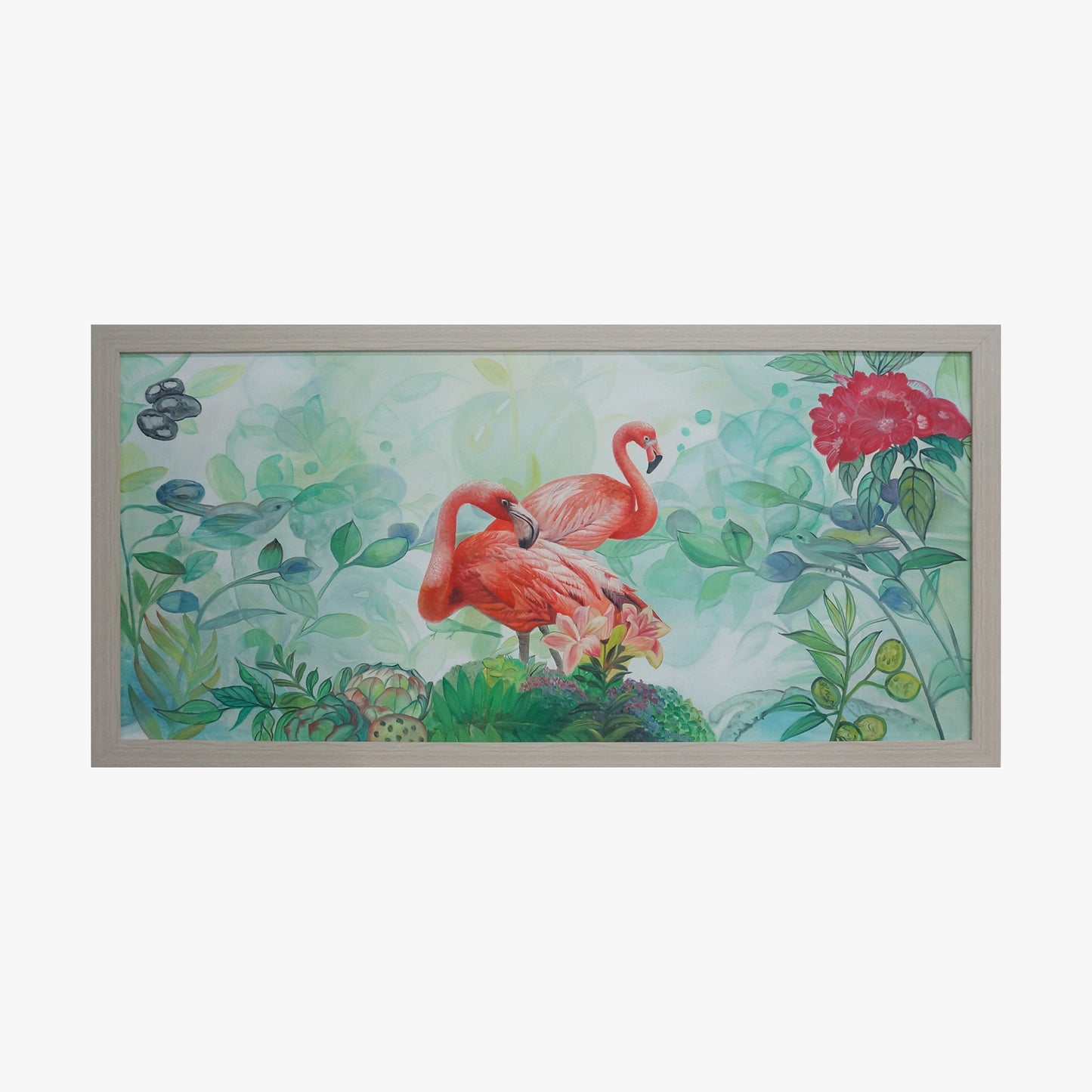 Oil Painting - Flamingo