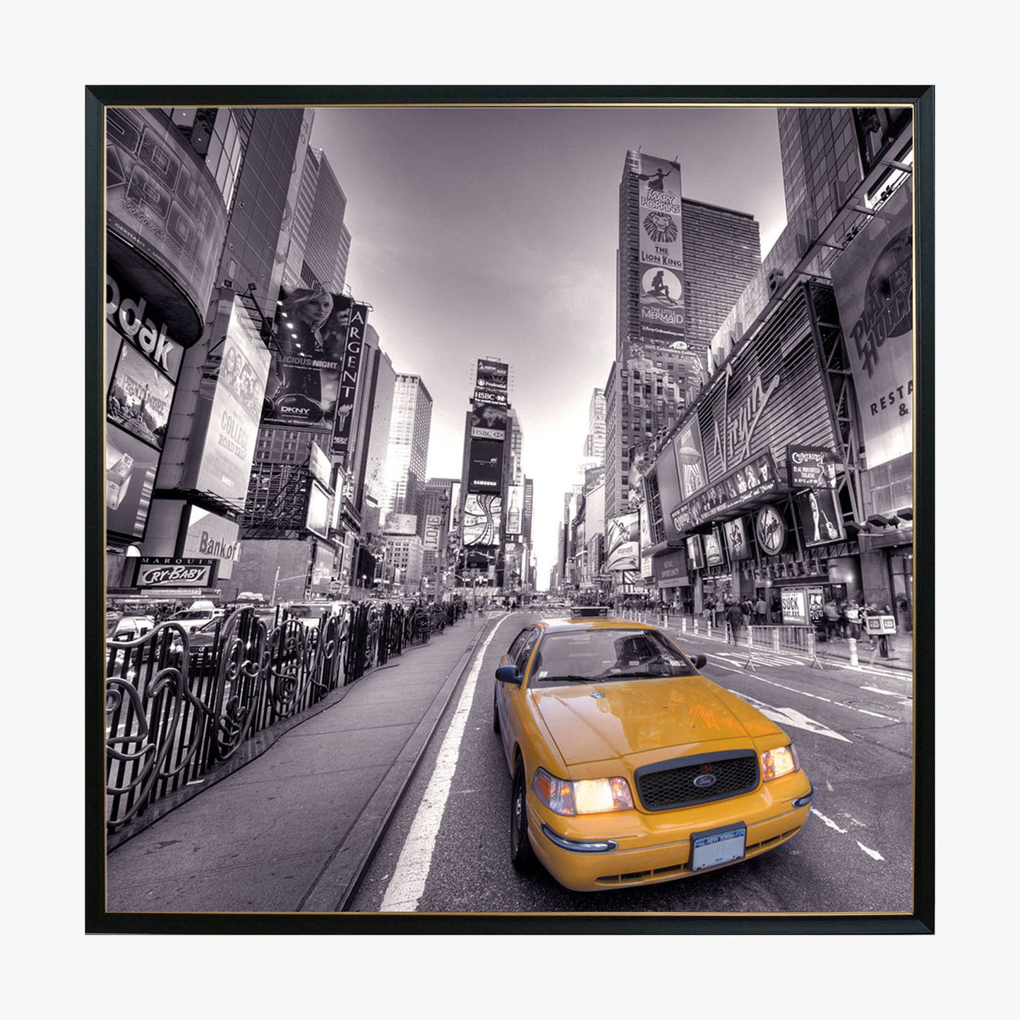 Crystal Painting - Taxi in City