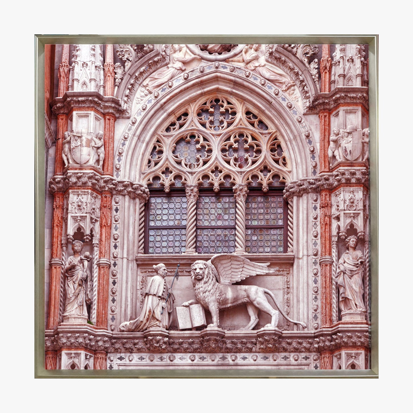 Crystal Painting - Venice San Marco Flying Lion