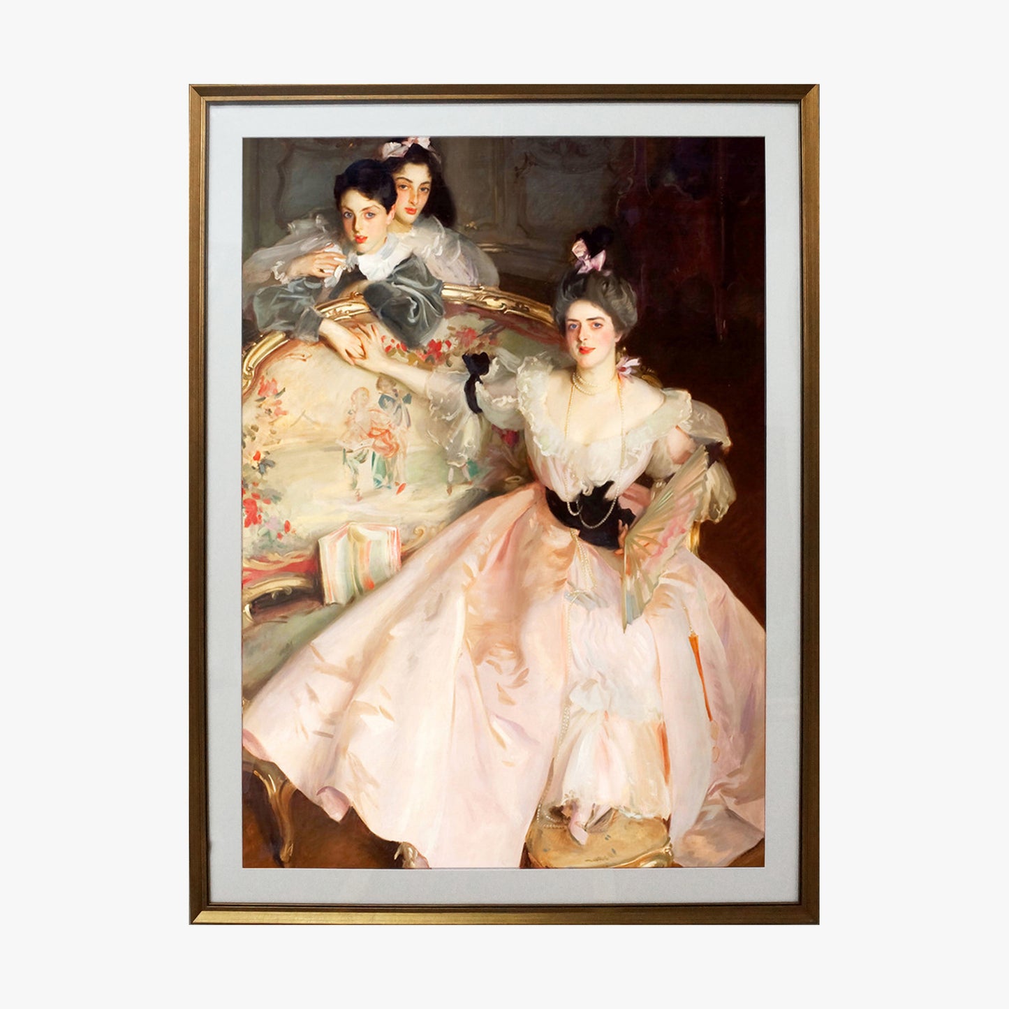 Oil Painting - Ms. Carl Meyer and her children