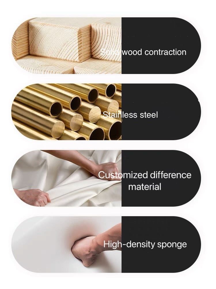 Contemporary High End stainless steel Chesterfield sofa with stainless steel hardware