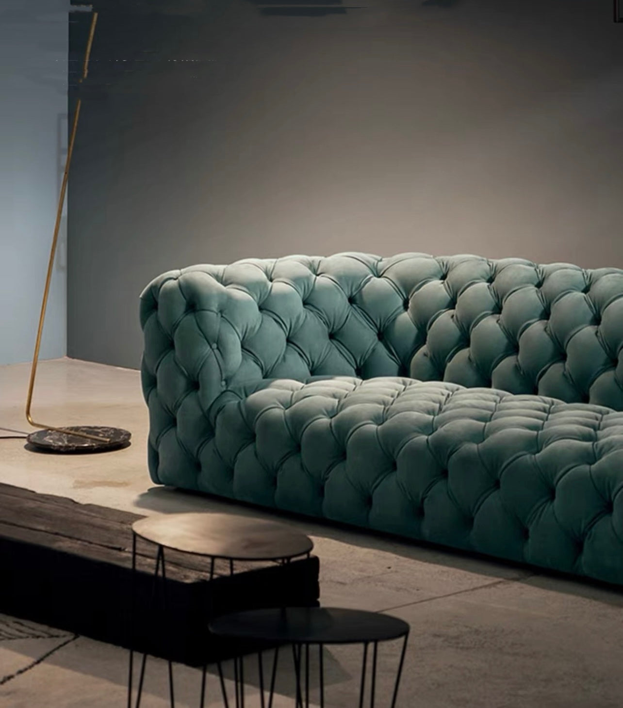 Contemporary Italy Capellini Tufted Design Sofa
