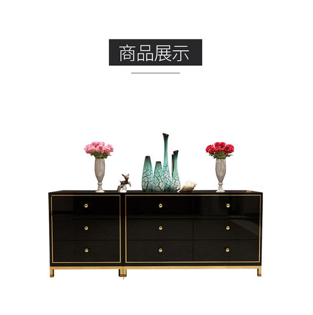 Contemporary Italy design luxury glossy cabinets/ dresser