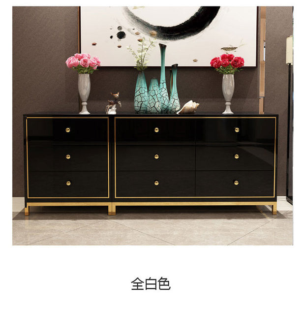 Contemporary Italy design luxury glossy cabinets/ dresser
