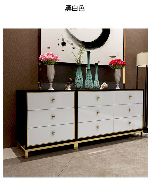Contemporary Italy design luxury glossy cabinets/ dresser