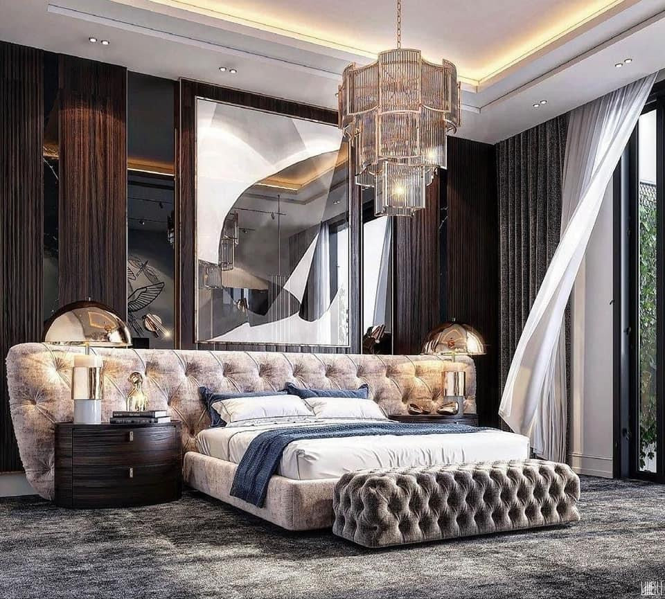 Luxury leather bed modern and simple 2023 new online celebrity high-end master bedroom grand American double bed