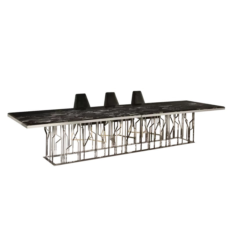 Luxury Contemporary design Marble Dining Table Rectangular Table