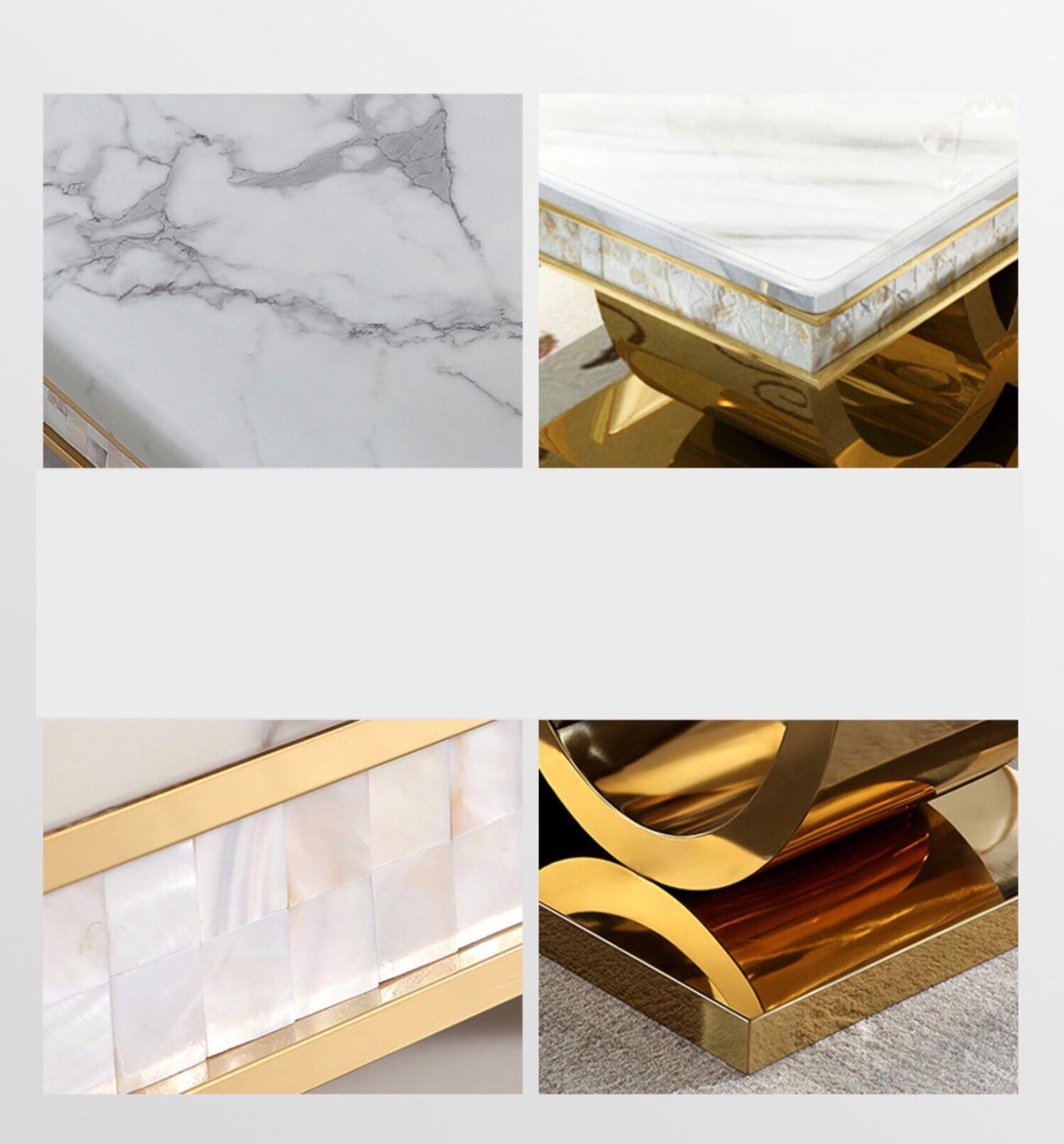 Luxury Contemporary design Marble Dining Table Rectangular Table