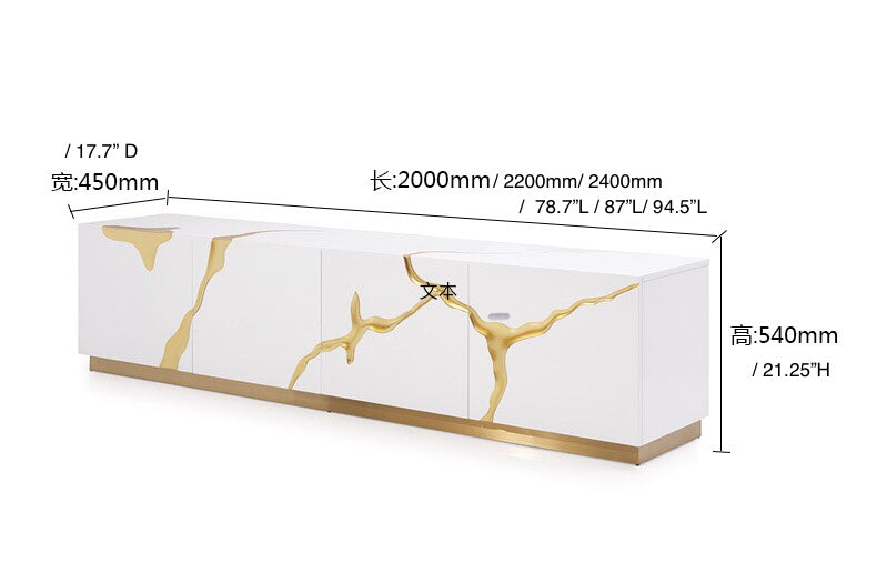 Customized TV Stand Furniture Living Room Cabinets Luxury Design Console Sideboard Modern Cabinet