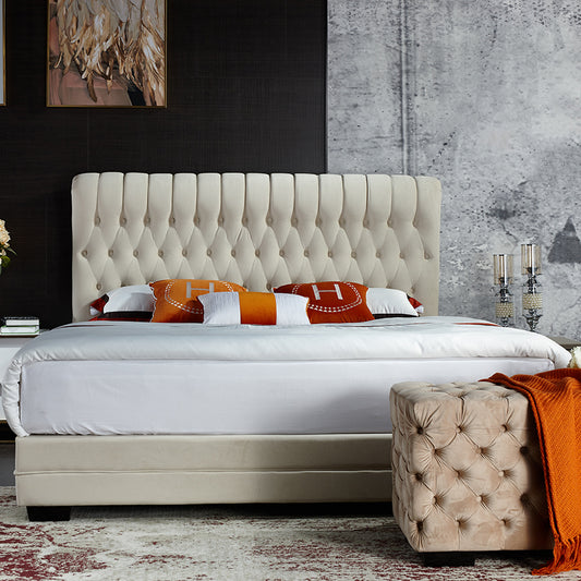 Luxurious Velvet Bed - King Size