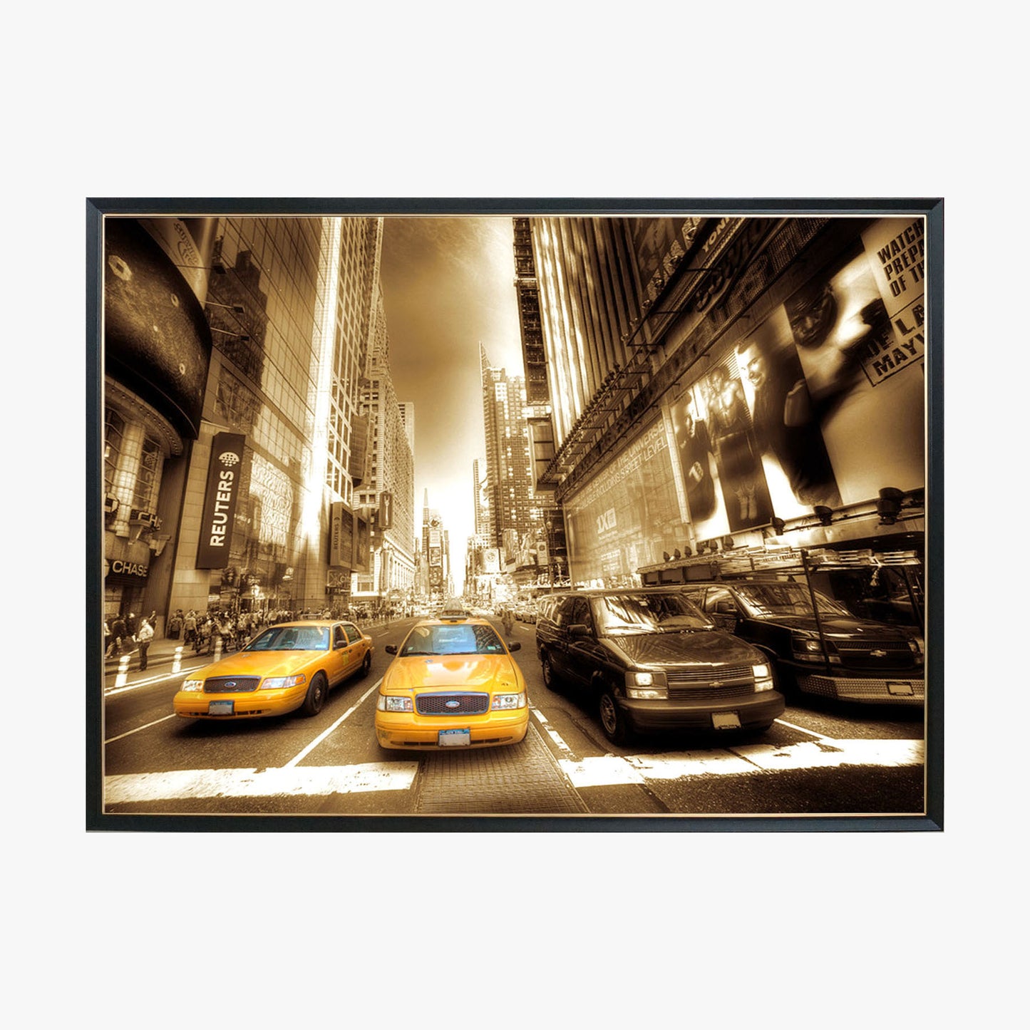 Crystal Painting - Taxi in City