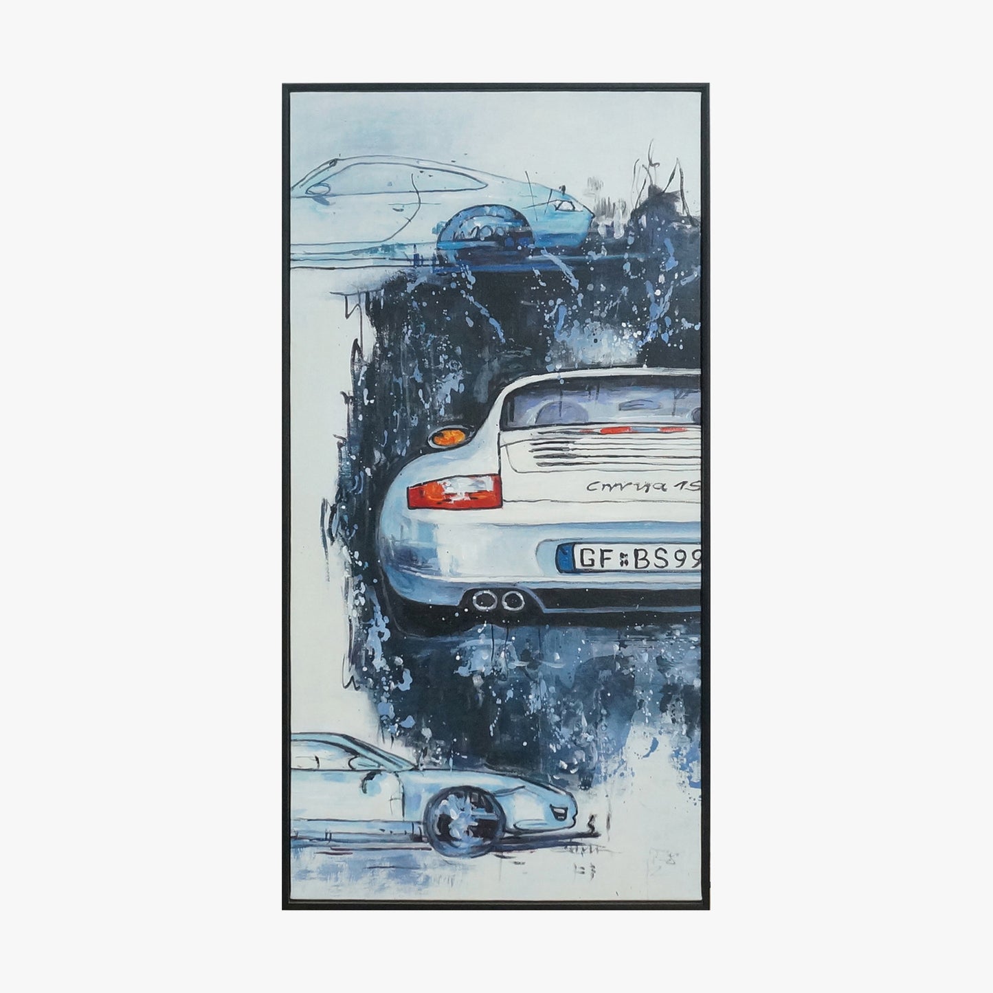 Oil Painting - Car draft