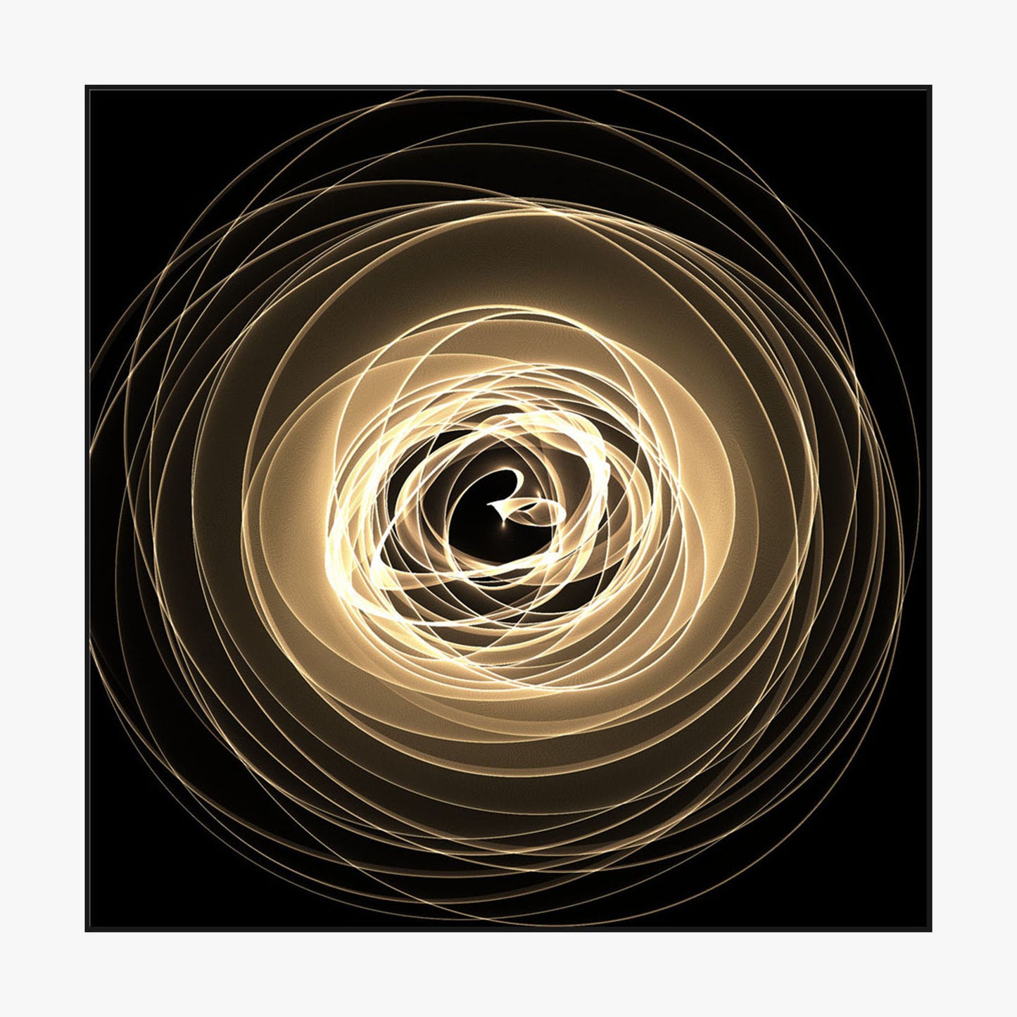 Crystal Painting - Light Lines Circling