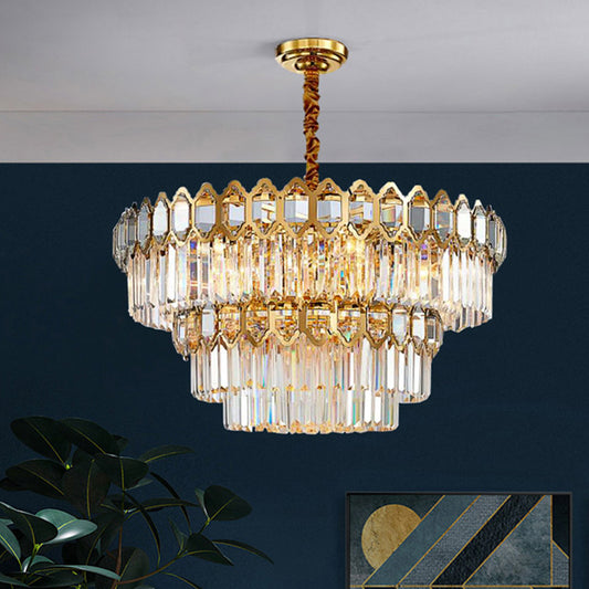 Postmodern Luxury Pendant Lamp Living Room Lamp Simple Atmosphere Crystal Lamp Hong Kong Style Designer Creative Bedroom Lamp Package