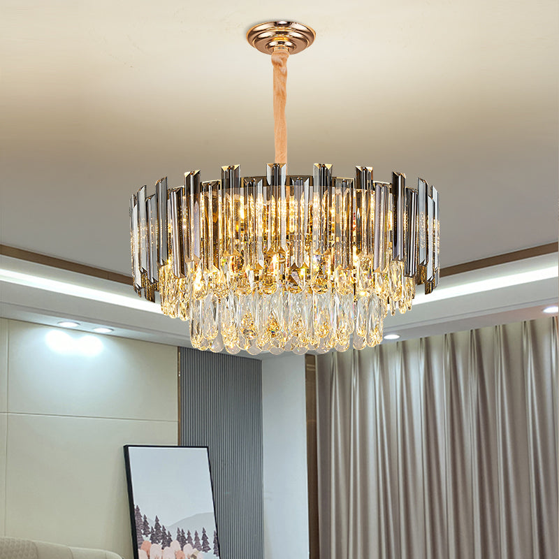 Italian-style living room crystal chandelier simple post-modern light luxury restaurant bedroom home luxury atmospheric lamps 2023