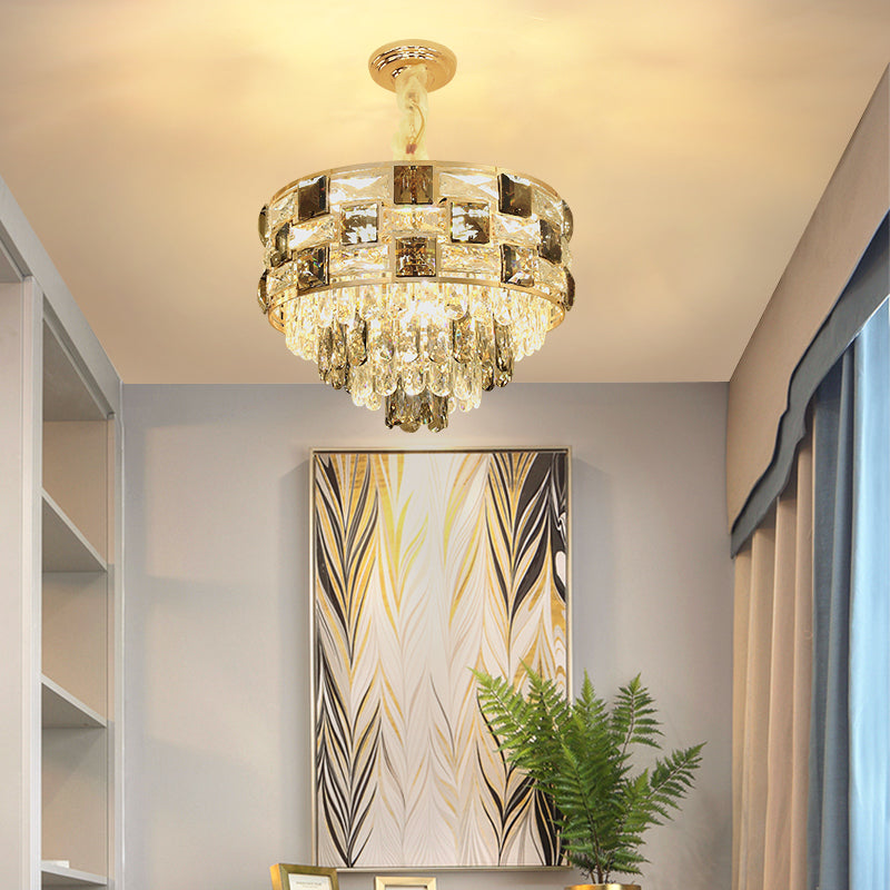 Post-modern light luxury chandelier living room lamp modern minimalist American restaurant lamp chandelier creative luxury villa lamps