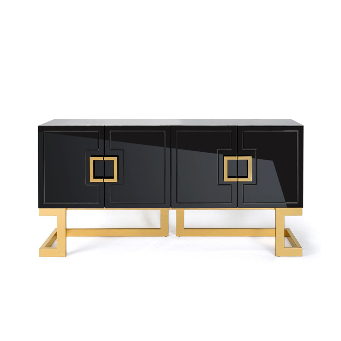 Luxury Classic Color Paint Console Table with 4 Door