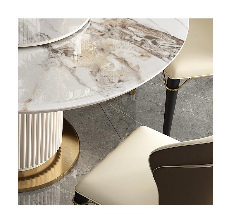 Luxury Contemporary design Marble Dining Table Round Table