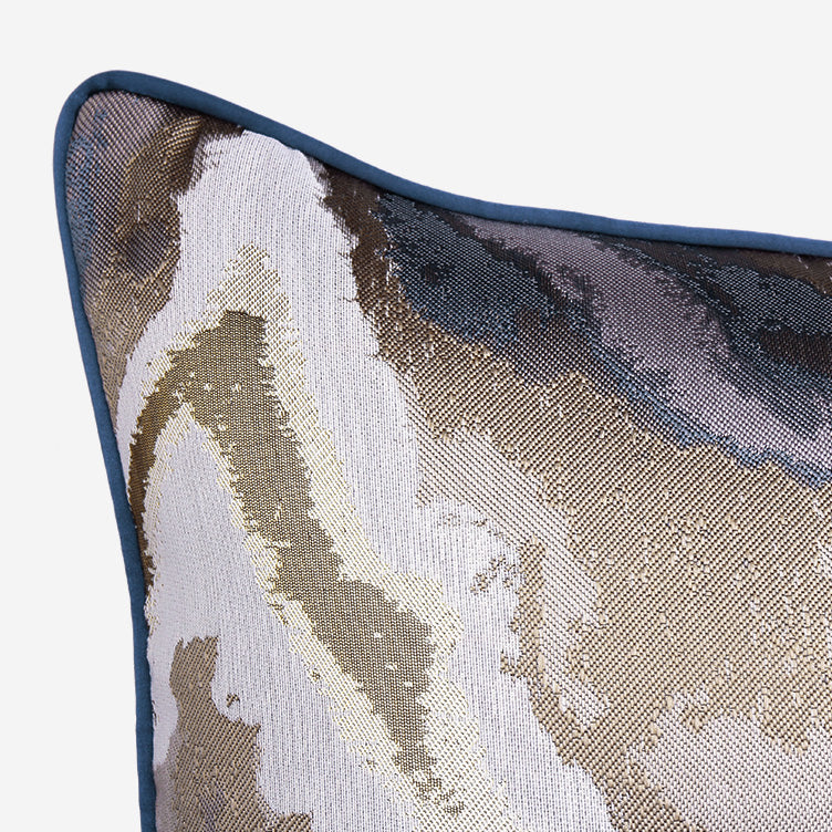 Marble Texture Velvet Soft Decorative Throw Pillow Decor Cushion, Two Color