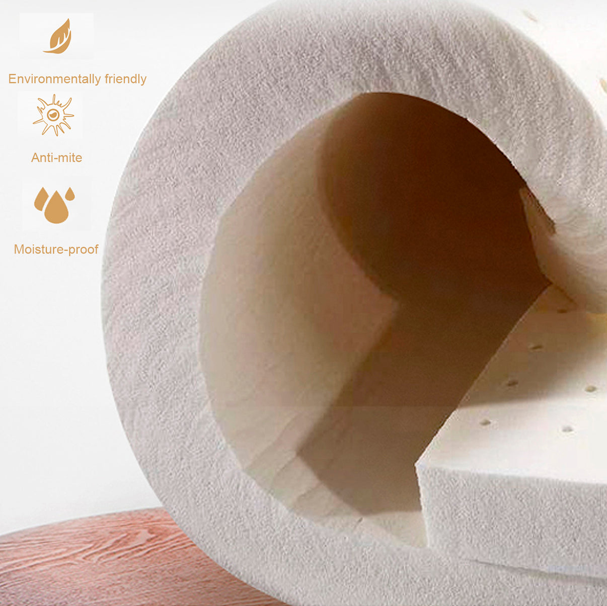 Pure Green 100 Natural Latex Mattress Medium Firmness Decobuys