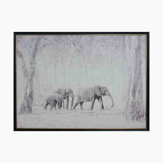 Crystal Painting - Elephant - Snow