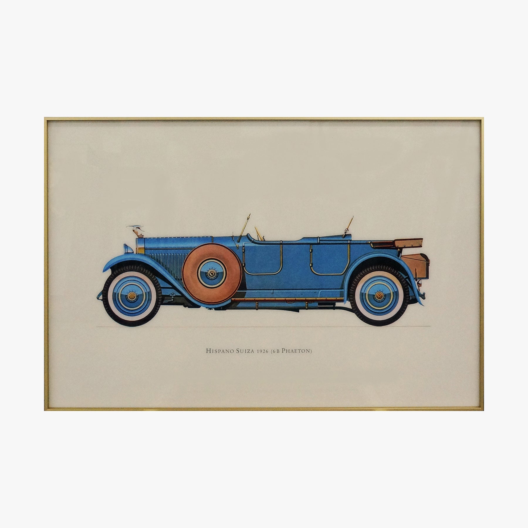 Crystal Painting - Hispano Suiza 1926 Old Fashioned Car