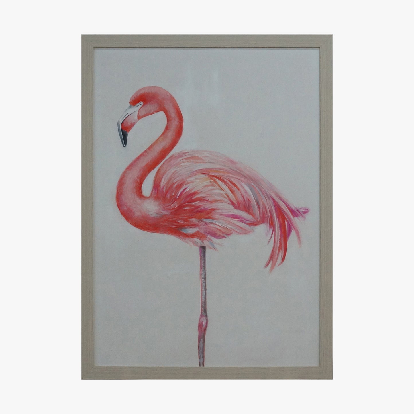 Flamingo Flamed Framed Wall Art