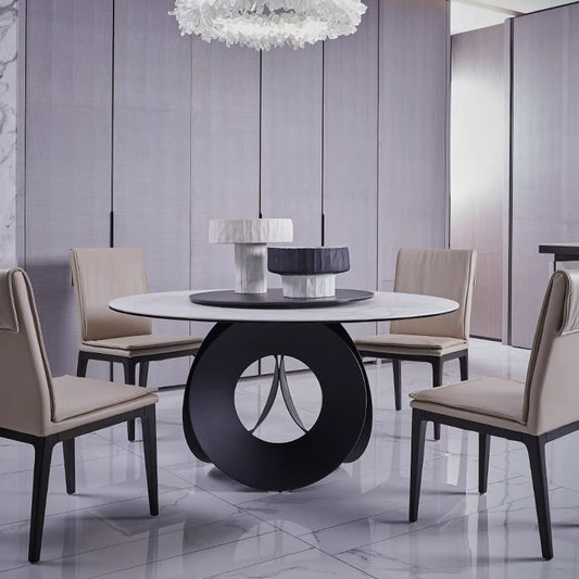 Contemporary Luxury design Marble Dining Table Table
