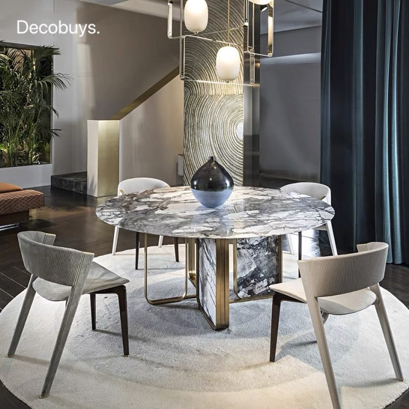Contemporary Luxury design Marble Dining Table  Table