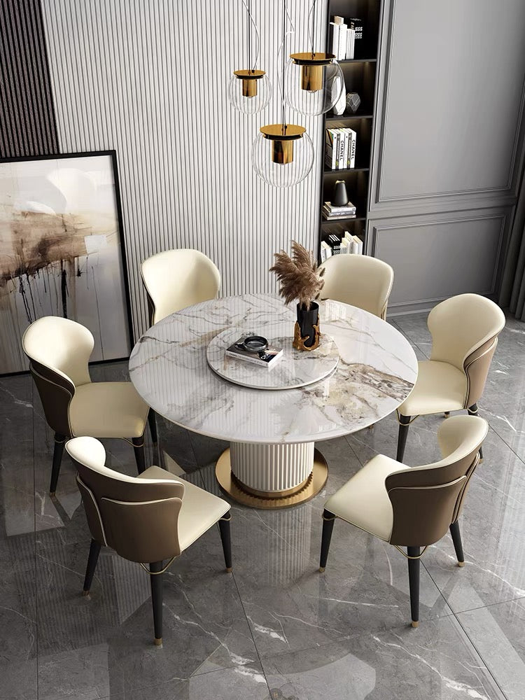 Luxury Contemporary design Marble Dining Table Round Table