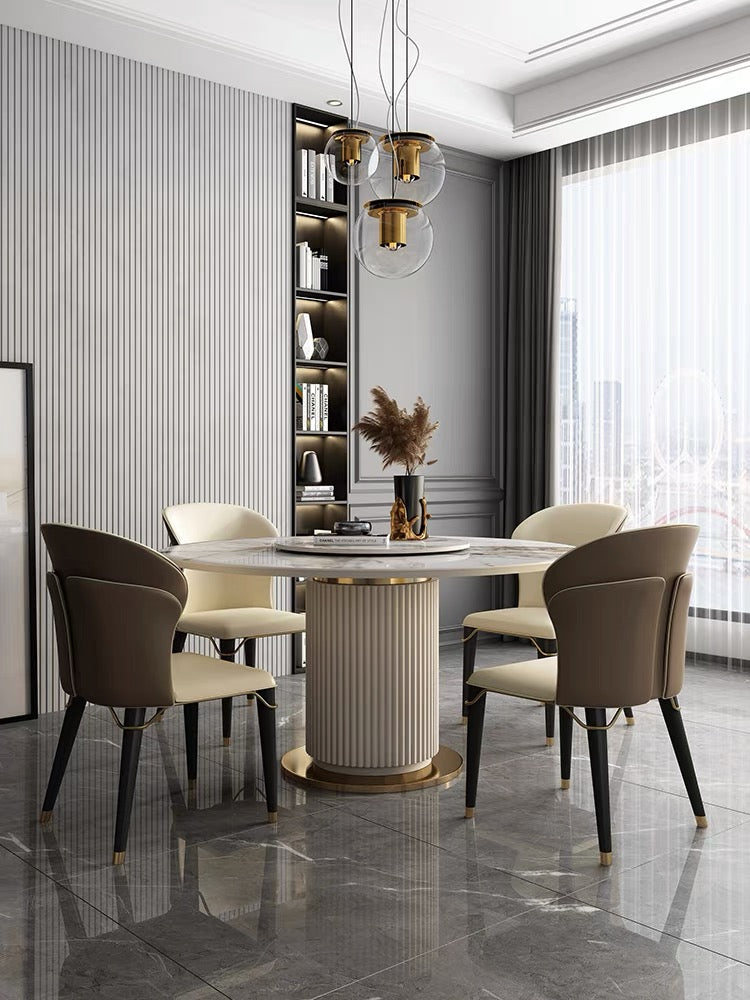 Luxury Contemporary design Marble Dining Table Round Table
