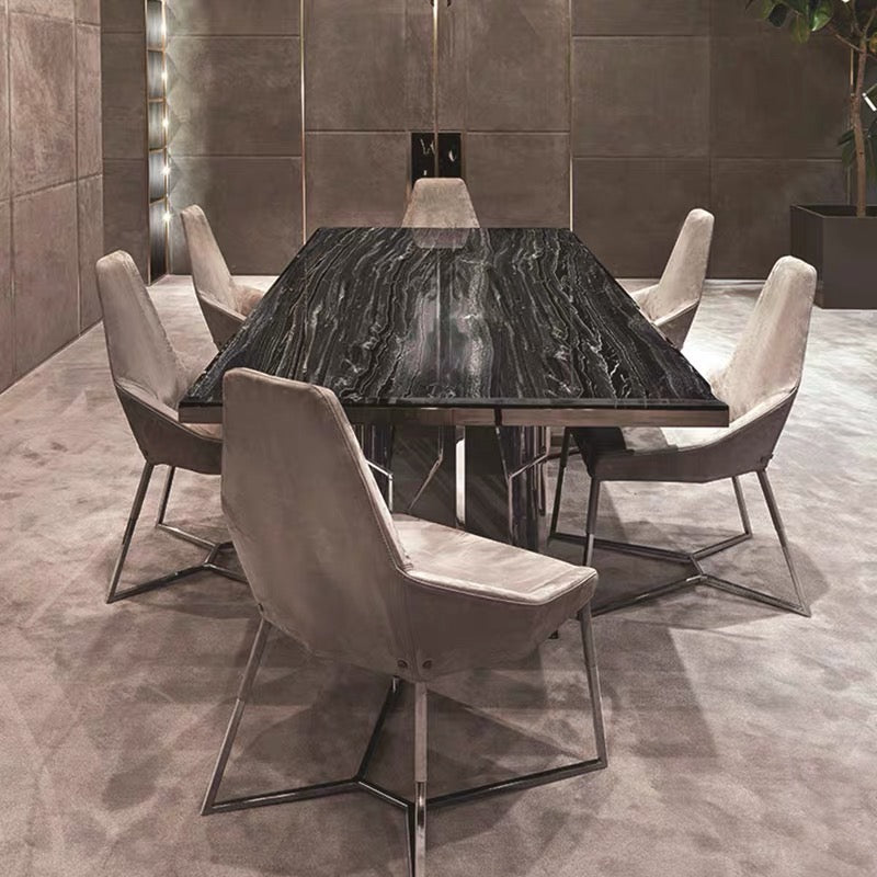 Luxury Contemporary design  Marble Dining Table Rectangular Table