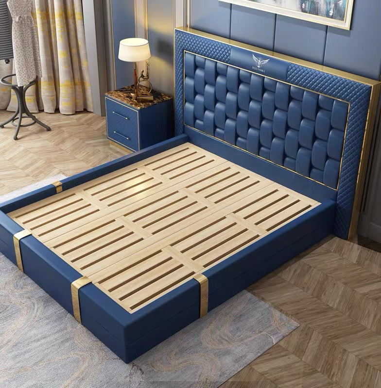European style wooden bed double bed master bed solid solid wood luxury bed