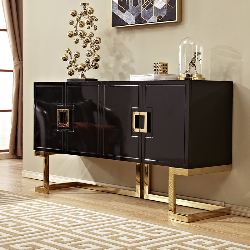 Luxury Classic Color Paint Console Table with 4 Door