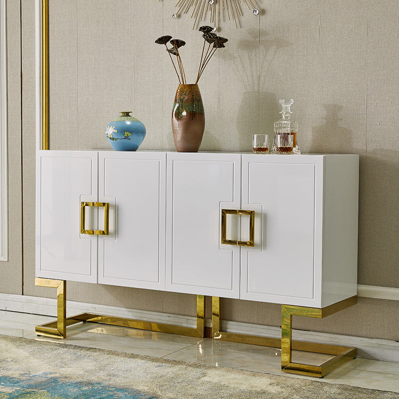 Luxury Classic Color Paint Console Table with 4 Door