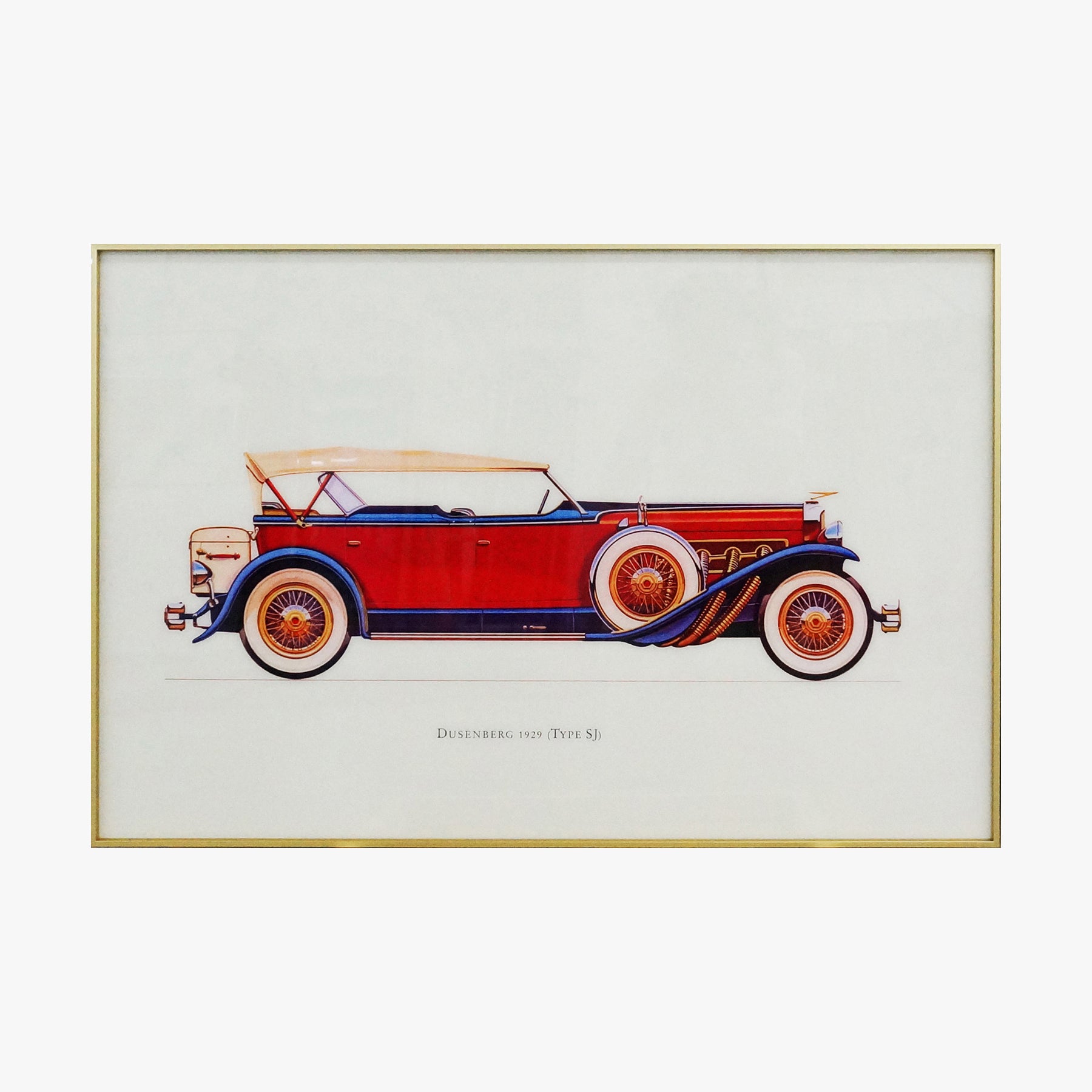 Duesenberg  1929 Old Fashioned Car Crystal Painting